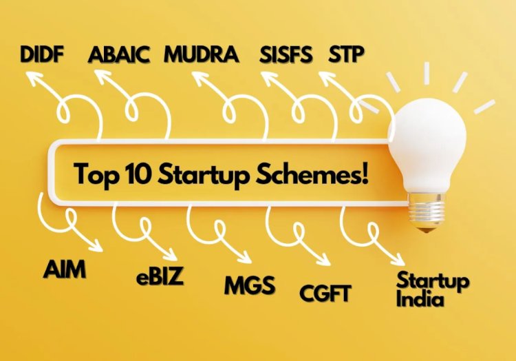 Top 10 Government Schemes for Startups in India