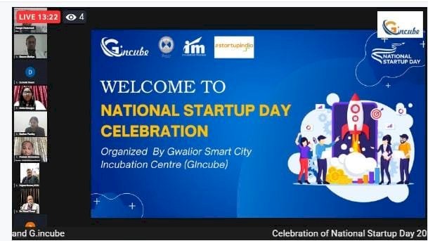 National Startup Day Celebrated by G.Incube: Empowering Startups in Gwalior and Chambal Region