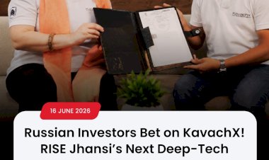 RISE Jhansi portfolio startup KavachX secures investment from Russian Investors, marking a new milestone for Bundelkhand’s Startup Ecosystem
